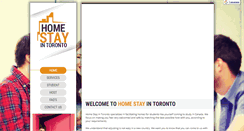 Desktop Screenshot of homestayintoronto.com